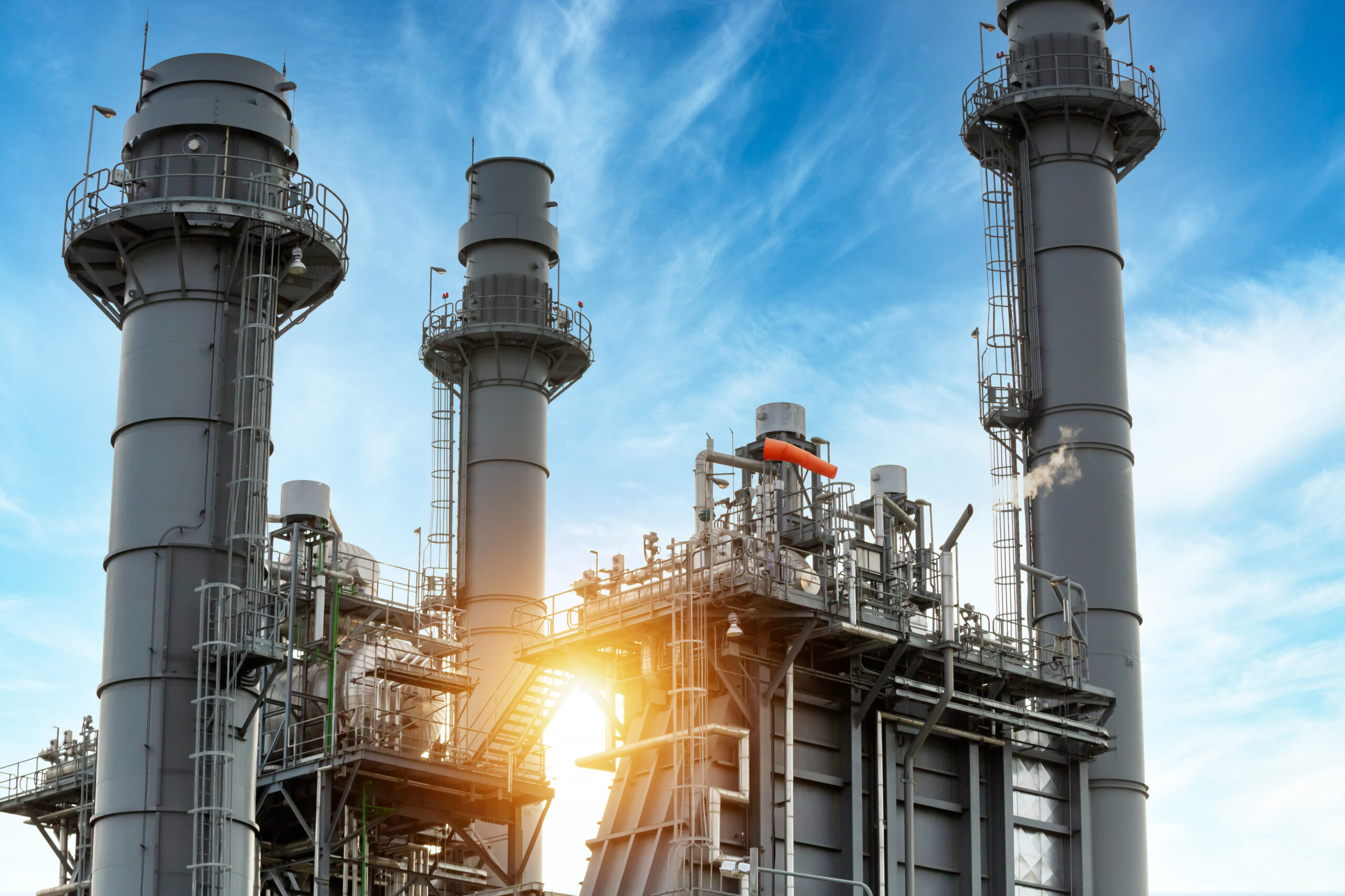 Close,Up,Industrial,View,Chimney,Of,Power,Plant,For,Industrial
